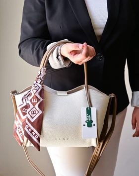 کیف دستی دوشی زنانه بنو مدل شبنم BENO کد 3283 (استخوانی)