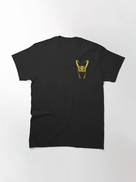 تیشرت کلاسیک مارول تیشرت Marvel طرح Loki Helmet