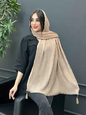 شال پلیسه وسط تور