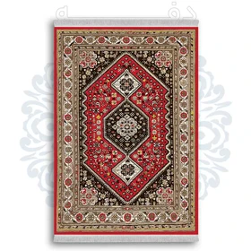 فرشینه از جنس پارچه هازان مخمل ترک طرح سنتی و مدرن برند دفه کد DDSS191