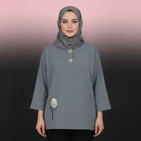 تونیک آستین سه ربع زنانه