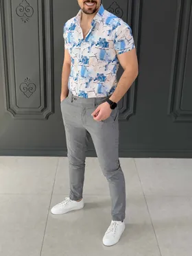 شلوار 372 ZARA طوسی