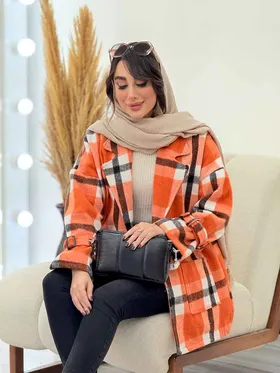 پالتو چهارخونه فرشته