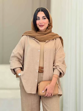 مانتو پشت دکمه هیلدا