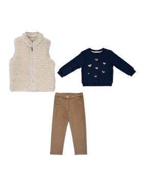 ست سه تیکه دخترانه جاستیفای Justify کد 25530