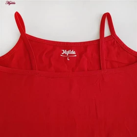 تاپ زنانه ماییلدا مدل پنبه‌ای قرمز کد 4963