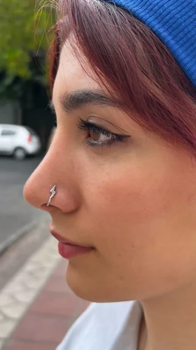 پیرسینگ فیک بینی بدون نیاز به سوراخ رعد