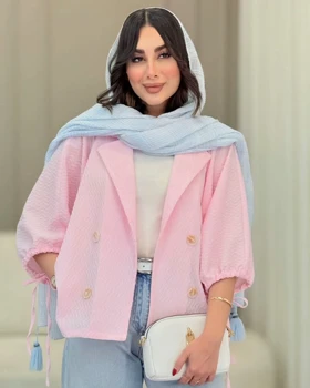 مانتو کتی پارچه پفکی