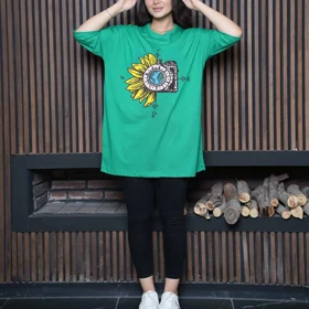تیشرت زنانه لانگ