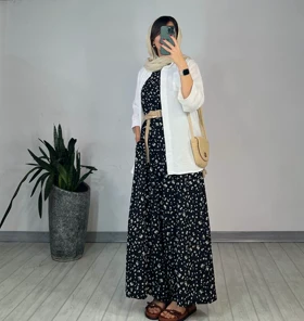 سرهمی بابونه همراه با کمربند 1