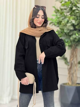 مانتو جیب پاگن برش‌دار