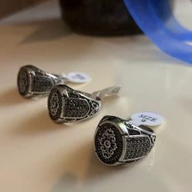 انگشتر مردانه استیل کد am10014