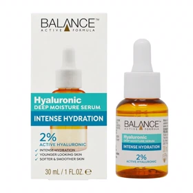 سرم آبرسان پوست بالانس, Balance مدل Hyaluronic 2% حاوی هیالورونیک اسید 2٪ حجم 30 میلی‌لیتر