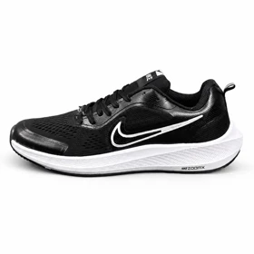 کفش کتانی بزرگ پا مدل نایک زوم مشکی سفید NIKE ZOOM