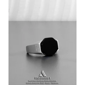 انگشتر مون بلان استیل Mont Blanc Ring SK05