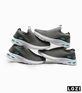 کفش کتانی طبی ورزشی خاکستری SKECHERS GoWalk 5 V2