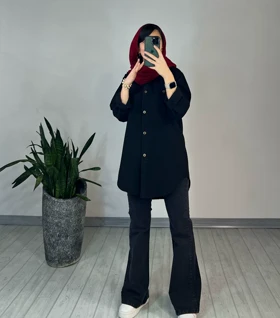 مانتو مداد رنگی پسته 2