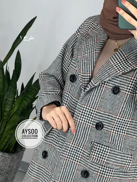 پالتو پشمی آستردار نورا
