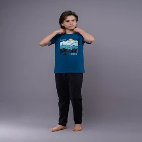 تیشرت شلوار جانا طرح happy camper