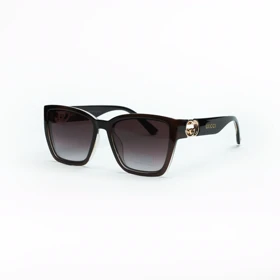 عینک آفتابی زنانه پلاریزه و UV400 گوچی GUCCI مدل SG6109 (قهوه‌ای)