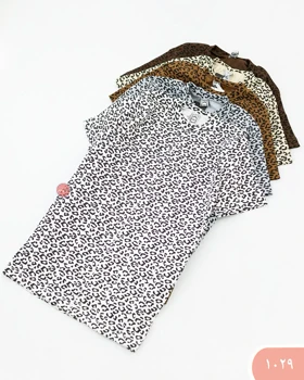 تیشرت قواره دارپلنگی 1029