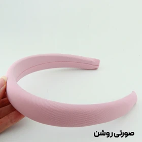 تل دخترانه ساده کبریتی (صورتی روشن)