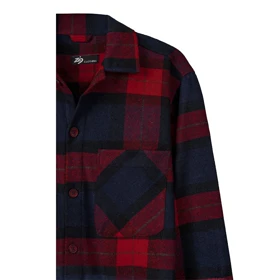 زیگ پیراهن آستین بلند red printed shirt-7071