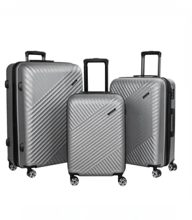 چمدان ماژرو ارغوان پلاس مجموعه 3 عددی ARGHAVAN PLUS (نقره ای)