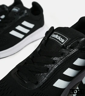 کفش کتانی بزرگ پا مشکی سفید ADIDAS cloud foam