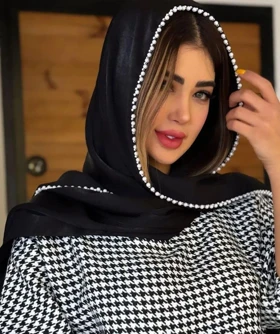شال مجلسی نگین و مروارید