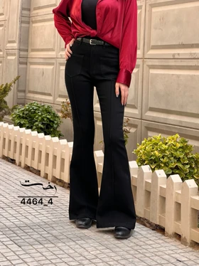شلوار بوتکات جین مشکی سپینود