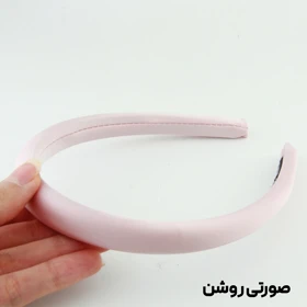 تل دخترانه ساده 1.5 سانت (صورتی روشن)