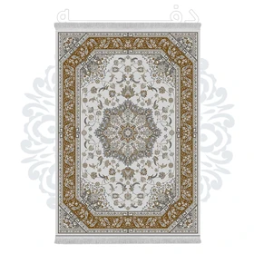 فرشینه از جنس پارچه هازان مخمل ترک طرح سنتی و مدرن برند دفه کد DHU173