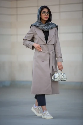 بارانی پارکا بلند sisi