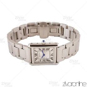 ساعت کارتیر زنانه مدل Tank نقره ای صفحه سفید 103694