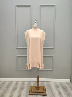 پیراهن کوتاه فری سایز نگین‌دار 2001