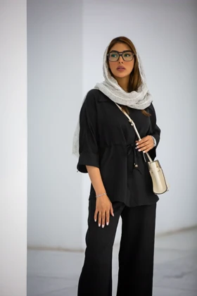 مانتو کمر گت کریستال