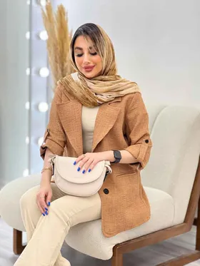 مانتو دو دکمه رها