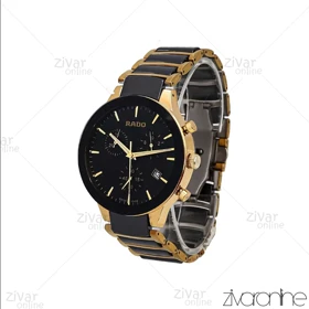ساعت رادو مردانه سه موتوره مشکی طلایی 106937