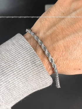 ست گردنبند و دستبند طنابی