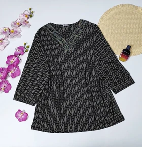 شومیز کیمانو مدل یاس کد 50275 (مشکی)