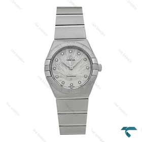 ساعت امگا کانسلیشن منهتن زنانه سیلور صفحه طرحدار طوسی Omega-7639-L