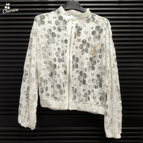 بامبر جکت توری سفید کد 24