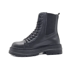 بوت و نیم بوت مردانه مدل برشکا BERESHKA بغل کش رنگ مشکی کد 9480