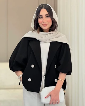 مانتو کتی پارچه پفکی
