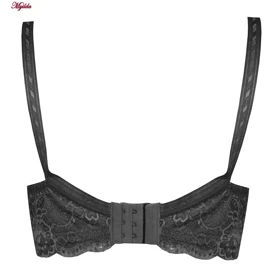 ست شورت و سوتین زنانه پانیذ طوسی مدل بدون فنر گیپوری کد 9016