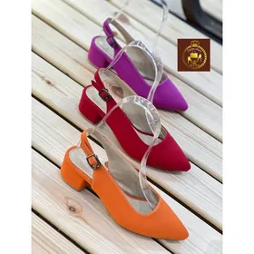 صندل مجلسی زنانه پشت‌باز پاشنه 3 سانت V20