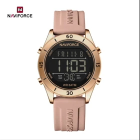 ساعت مچی مردانه نیوی فورس NF7111 کرم بدنه رزگلد مدل m-10432