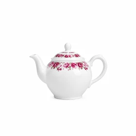 قوری چینی طرح گلبرگ سایز 4