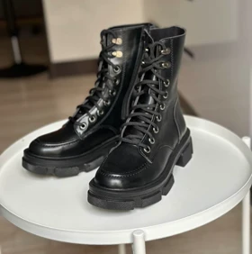 نیم بوت زنانه رزمری مدل Rosse merry-Flat-Ankle-Boots-BT10
